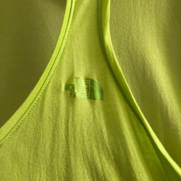 The North Face sz S Racerback Tank Top Bright Yellow - Picture 4 of 9
